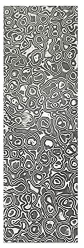 Damascus Steel Billet DIY Handmade Crafts Knife Tools Making Knife Blade Steel - Spiral Pattern,250x35x4mm