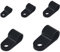 240 PCS R Type Cable Clips,Cable Cleats,P Clips (Black)
