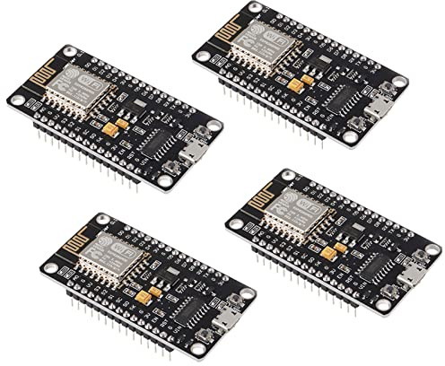 4Pcs ESP8266 WiFi Entwicklung Internet Board NodeMCU LUA 4M Flash Serielles Wireless Modul CHG340 Serielle WiFi WLAN Kommunikation Kompatibel mit IDE/Micropython