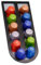 Support pour capsules de café Nespresso, support pour dosettes, rangement pour 12 capsules, support mural (noir)