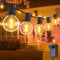 GLUROO LED Lichterkette Außen, 30M Lichterkette Glühbirnen Außen Strom mit 50+2 G40 Birnen, Wasserdicht Lichterkette Outdoor Glühbirnen Warmweiß für Garten, Partys