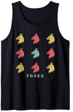 Foxes I Rotfuchs Fuchs Fuchsschwanz Tiere Tank Top