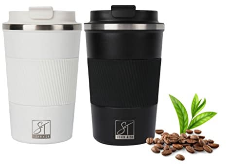 The Preeminent One Worship in Spirit & Truth Travel Mug Cup Christian Birthday Gifts for Women Men Leakproof Camping Tumbler Cooler Stainless-Steel Silicone Engraved 380ml - Black