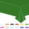 POPOYU Forest Green Party Tablecloth,Dark Green Table Cover Large,137 * 274cm GreenParty Tableware GreenTable Cover GreenTable Cloth for Kids Adults Christmas St. Patrick's Day Irish Party Decoration