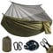 Hängematte mit Moskitonetz und Tarp, Hängematte Outdoor 300kg Traglast, Hängematten Zelt Aufhängung Camping, Moskitonetz Reise Hängematten Gurte Befestigung Biwaksack Zubehör Ultraleicht Set 275×140cm