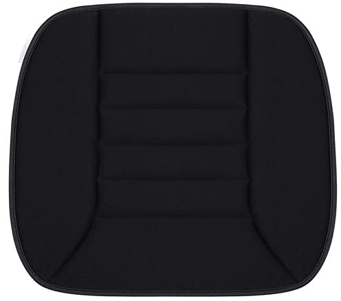 POVEZON 1 Stück Auto Sitzkissen für Audi SUV e-tron /Q2 /Q3 /Q4 e-tron/Q5/Q7 /Q8/Q8 e-tron, Memory Foam Sitzauflage für Autositz, Bürostuhl und Alle Stühle, Autozubehör,A Black