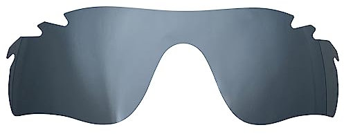 Wetnenss Lentes de repuesto para gafas de sol Oakley RadarLock Path/polarizadas de 1,5 mm/fáciles de instalar (plateadas)