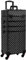 AROUS Rolling Makeup Train Case Large Storage Cosmetic Trolley 4 in 1 Large Capacity Trolley Makeup Travel Case with Key Swivel Wheels Salon Barber Case Traveling Cart Trunk, BLACK, 4 in 1 Rolling