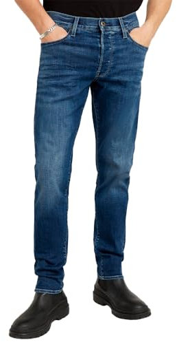 G-STAR 3301 Slim Jeans Vaqueros, Azul (Medium Aged D25742-8968-071), 30W / 30L Hombre