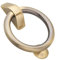 Hardware Solutions - Battente ad anello per porta, in ottone anticato, 110 x 143 mm