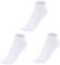 99% coton Chaussettes à orteils pour femme Baskets Tige courte Hauteur cheville Chaussettes F907 (FR/ES, Numérique, 35, 38, Taille normale, Taille normale, Blanc x 3)