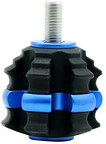 KANGQL Bogen-Stabilisator-Ball, 3,8 cm, stapelbarer Bogen-Stabilisator, Kugeldämpfer, Recurve-Verbundbogen, Schalldämpfer für Recurve-Compound-Bogen, Blau