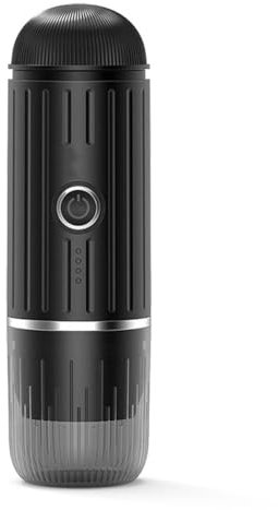 WMFASBAG Máquina de café espresso italiana portátil de 90 ml, apta para cápsulas Nespresso Dolce Gust/polvo, cafetera eléctrica con calefacción inalámbrica, cafetera eléctrica para camping,