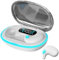 Auriculares intrauditivos inalámbricos, auriculares con conducción ósea, auriculares inalámbricos recargables para dormir | Smartphone, tableta y computadora portátil, auriculares antiruido