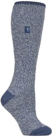 HEAT HOLDERS Womens Thermal Welly Socks Long Knee High Thick Brushed Inner Boot Socks