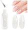 NEEXUAAN Jelly Nail Polish, Milky White Nail Varnish Quick Dry, Nail Polish Streak Free Long Lasting Brightening Nail Lacquer for Girls Women,0.35 fl oz (Milky white, 1PCS)