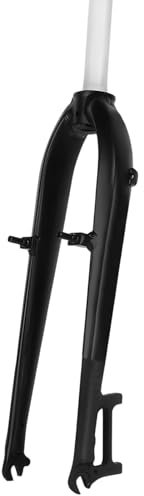 Chewtoyo Lightweight Suspension Fork, 26/27.5 Inch Aluminum Alloy Rigid Front Fork with Disc Brake and V Brake Mount for Mountain Bikes
