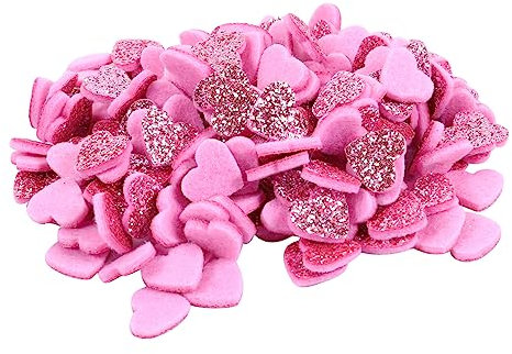 Uonlytech 200stücke Herzförmige Pailletten Patches Für DIY Schmuck Bastelprojekte Glitzernde Dekoration Für Kleidung Schuhe Und Accessoires Für Valentinstag Und