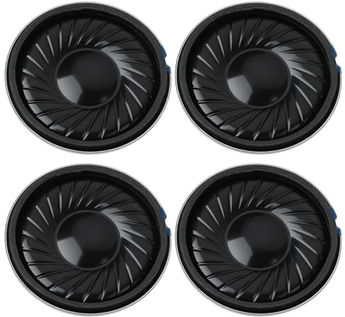 VGOL 4 Altavoces de 23 Mm 4 Ohmios Y 1 W 56334 23 X 5 Mm Compatible con H0 Modelos de Ferrocarril