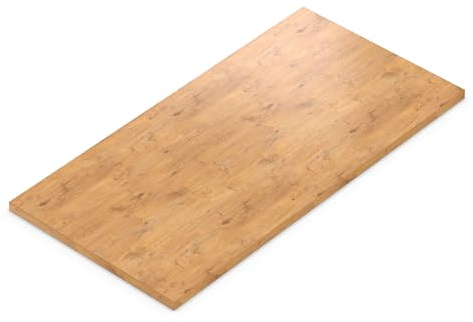 AUPROTEC Tischplatte 19mm Pale Lancelot Oak 120x70 cm I Spanplatte mit 1mm ABS Kante & PU-Verleimung I melaminharzbeschichtet I elegant & wasserabweisend