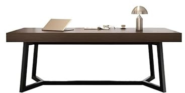 SAMCIOI Scrivania per Computer Scrivania minimalista moderna for casa, camera da letto, studio, ufficio, computer(200cm)