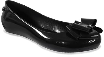 Womens Ladies Flat Peeptoe Casual Office Work Formal Jelly Bow Slip ON Shoes Ballets Pumps