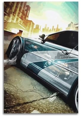 SDZGOPTHF Need for Speed Poster 1 Poster, dekoratives Gemälde, Leinwand, Wandposter und Kunstdruck, modernes Familienschlafzimmer, Dekoration, Poster, 20 x 30 cm