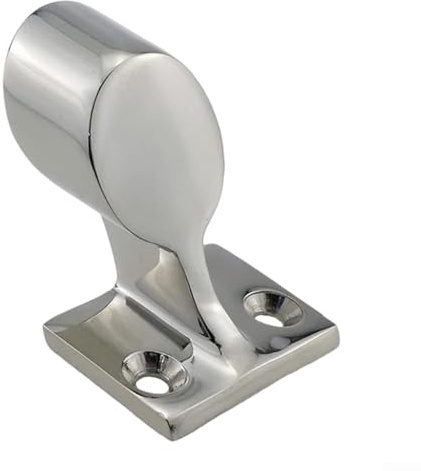 316 Stainless Steel Yacht Handrail Bracket Designed for 22MM and 25MM Tubing Used in Marine Boat Railing Systems (25mm-rear)