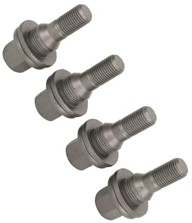 Boulon De Roue Compatible Avec Peugeot Pour 407 2004-2010 Pour 208 2012-2018 OEM 003549817 4 Pièces Goujons Roue Hexagonale Voiture Boulons Cosse Écrous Pneu