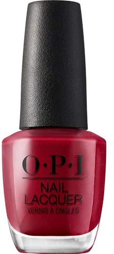 OPI Nail Polish | Nagellack mit bis zu 7 Tagen Halt | Ergiebig, Langlebig & Splitterfest | Rottönen | Chick Flick Cherry | 15 ml