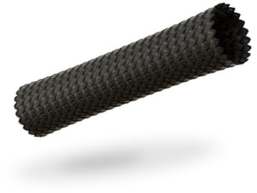 VIABLUE Sleeves * Geflechtschlauch * Black/SCHWARZ * Größe Big für Kabel-Ø von 13 bis 26 mm * Meterware * Gewebeschlauch/Kabelschutzhülle/Kabelschlauch * per m