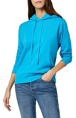 Fruit of the Loom - Lady-Fit Hooded Sweat S,Azure Blue