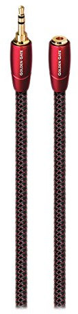 AudioQuest 2m Golden Gate 3.5mm cable de audio 3,5mm Negro - Cables de audio (3,5mm, 3,5mm, Cobre, 2 m, Negro)