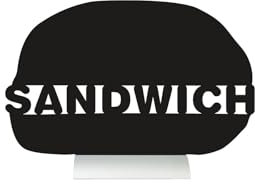 Kreidetafel als Sandwich mit Aluminium Fuß Inclusive Kreide Stift