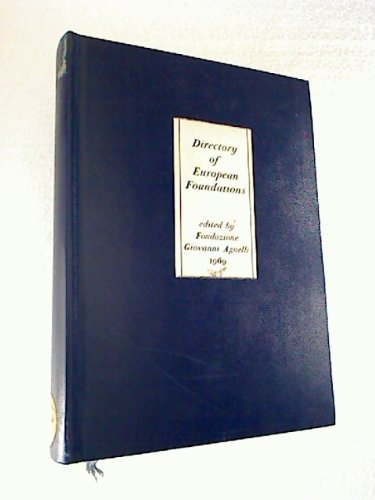 Directory of European Foundations.