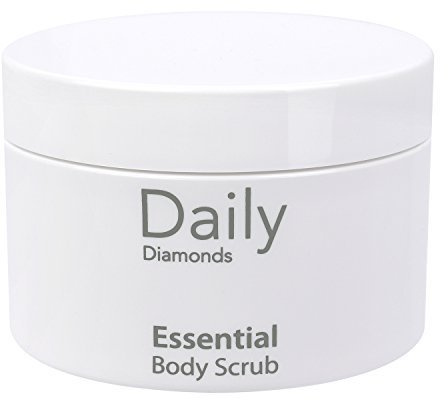 DAILY Diamonds ESSENTIAL Body Scrub 250 ml - Zuckerpeeling mit natürlichen Ölen - für Männer & Frauen - pflegendes Körperpeeling Duschpeeling - ohne Mikroplastik