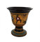 Pythagoras Fair Cup, Pythagoras, Glas, Spartaner im Kampf, handbemalt auf der Außenseite