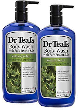 Dr. Teal's Ultra Moisturizing Body Wash, Relax & Relief with Eucalyptus Spearmint 24 fl oz (pack of 2) by Dr. Teal's