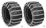 2 Link Reifen Ketten 18 x 6.50–8 18 x 650–8 18 x 650 x 8 18–6,5–8 Traktor Rider Schneefräse; Lieferung durch theropshop