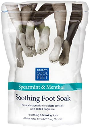 Escenti Cool Feet Soothing Spearmint & Menthol Essential Foot Soak