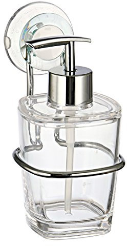 Bisk Geco Saugnapf Grip Seifenspender, transparent grün