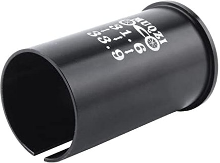 perfk MTB Fahrrad Sattelstütze Shim Distanzhülse Adapter Hülse Reduzierhülse 31.6mm bis 33.9mm Aluminium Schwarz Mountainbike