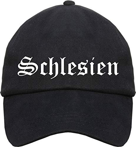 sostex Schlesien Cappy - Altdeutsch Bedruckt - Schirmmütze Cap Einheitsgröße Schwarz