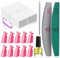 Beetles Gel Polish Remove Kit - 450Pcs Gel Nail Polish Remove Lint Free Nail Wipes/10 Pcs Nail Polish Remove Clips/Cuticle Oil/Cuticle Pusher/Nail File for Fingernail and Toenail