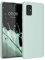 kwmobile Hülle kompatibel mit Samsung Galaxy A71 Hülle - weiches TPU Silikon Case - Cover geeignet für kabelloses Laden - Cool Mint