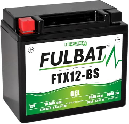 FULBAT BATTERIE MOTO FULBAT GEL FTX12-BS / YTX12-BS 12V 10,5AH 180A