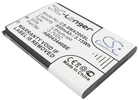 TECHTEK Batterie 850mAh Compatible avec [Samsung] GT-C5212, GT-E1080, GT-E1100, GT-E1107, GT-E1120, GT-E1120C, GT-E1310, GT-E1310C, GT-E1360, GT-E1360C, GT-E2100, GT-E2100C, GT-E2120, GT-E2210, G FBA
