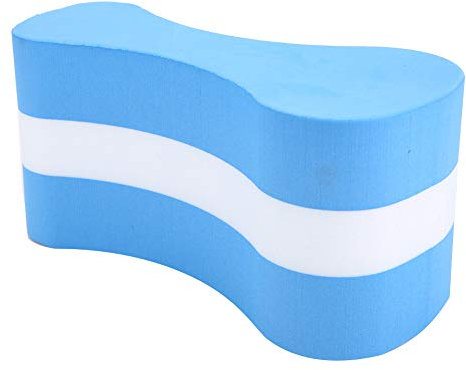 Pull Buoy Schwimmtraining Schwimmer für Schwimmer aller Niveaus EVA-Schaum Flotation Schwimmhilfe Ausrüstung Hoher Auftrieb[Blau und weiß]