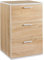 Yaheetech Nachttisch Nachtschrank Boxspringbett Nachtkommode mit 3 Schubladen Metallgriffe Beistelltisch Schubladenschrank, 35 x 40 x 60 cm