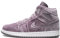 Jordan Air 1 Mid SE DQ8397 500 - Scarpe da donna, in velluto, colore viola, taglia 39, Fumo viola, 36.5 EU